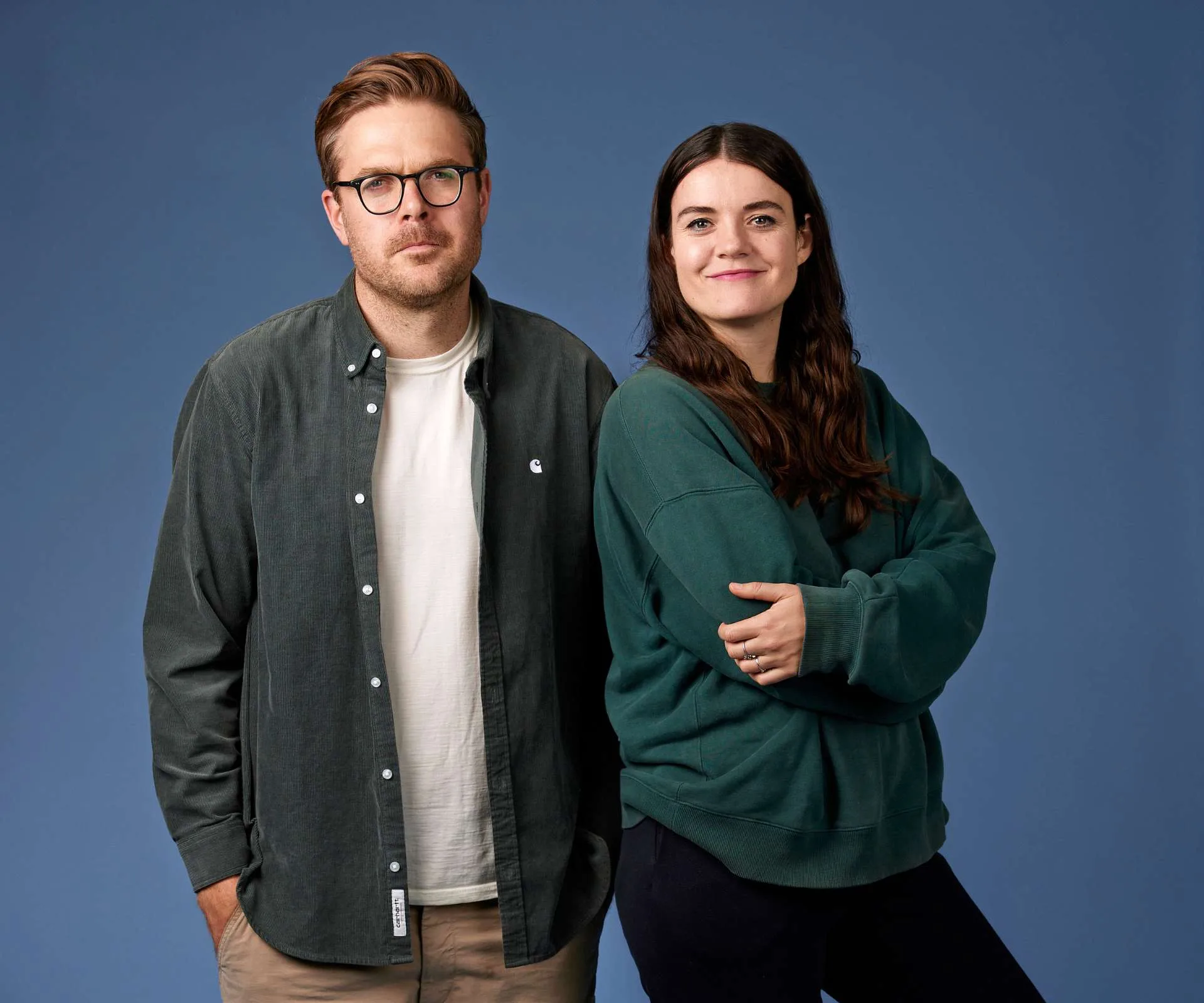 Guy Williams with his sister Maria