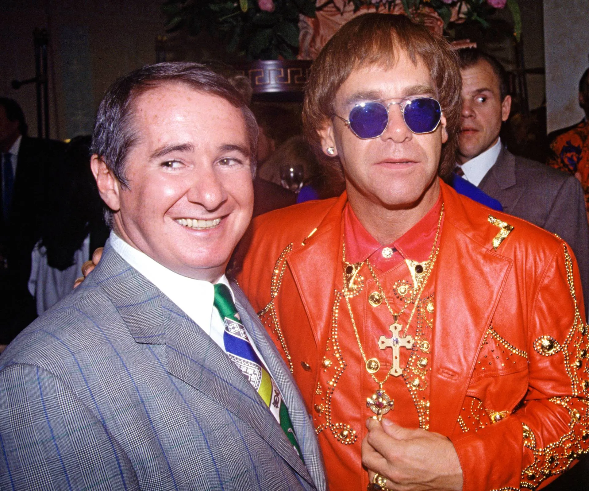 Elton with his former manager and love interest John