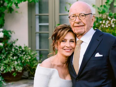 Rupert Murdoch & Elena Zhukova at their 2024 weddings