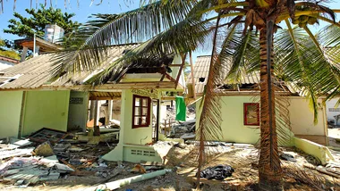 Damage from 2004 Tsunami