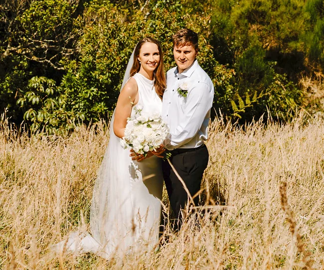wedded couple