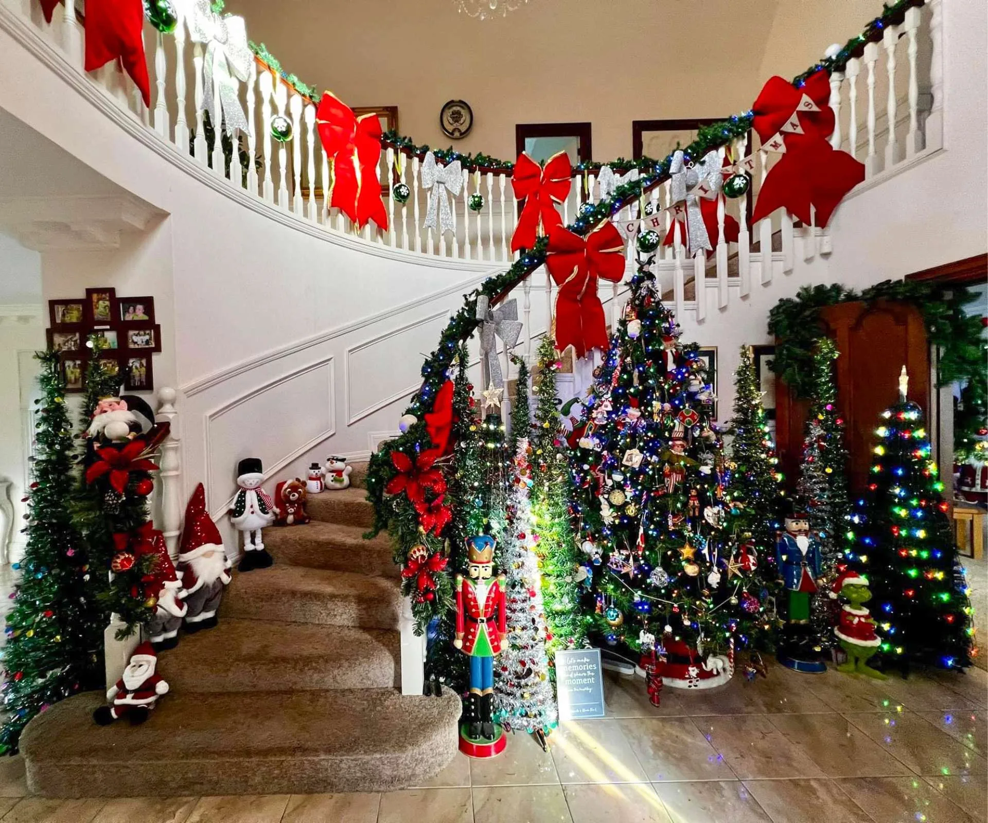 Christmas staircase