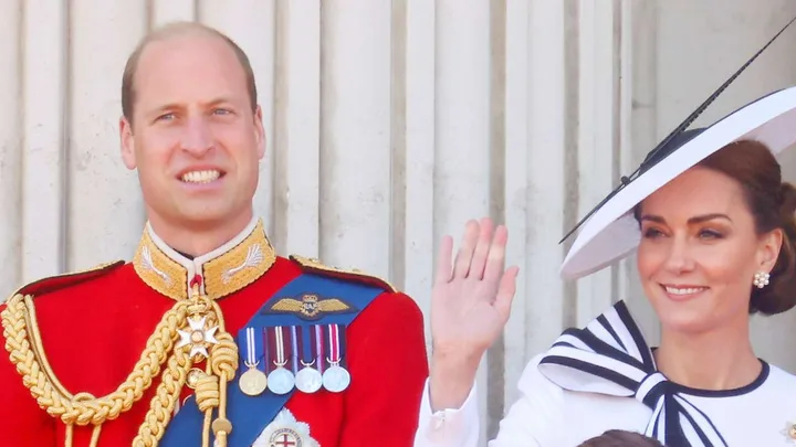 British Royal family with William, Kate, George, Charlotte and Louis