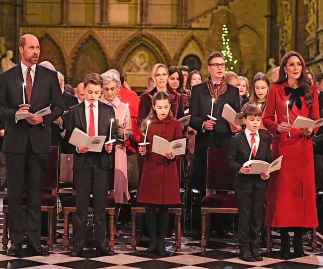 Prince William and Princess are with their children