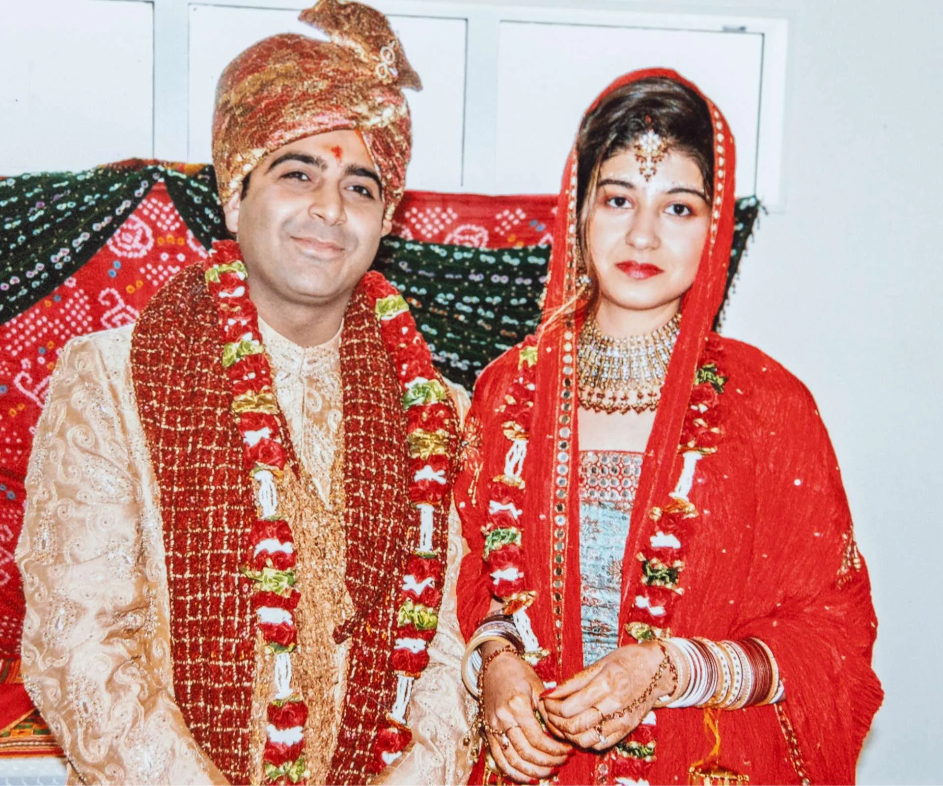 Indian couple getting married