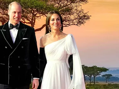 William and Kate in Africa