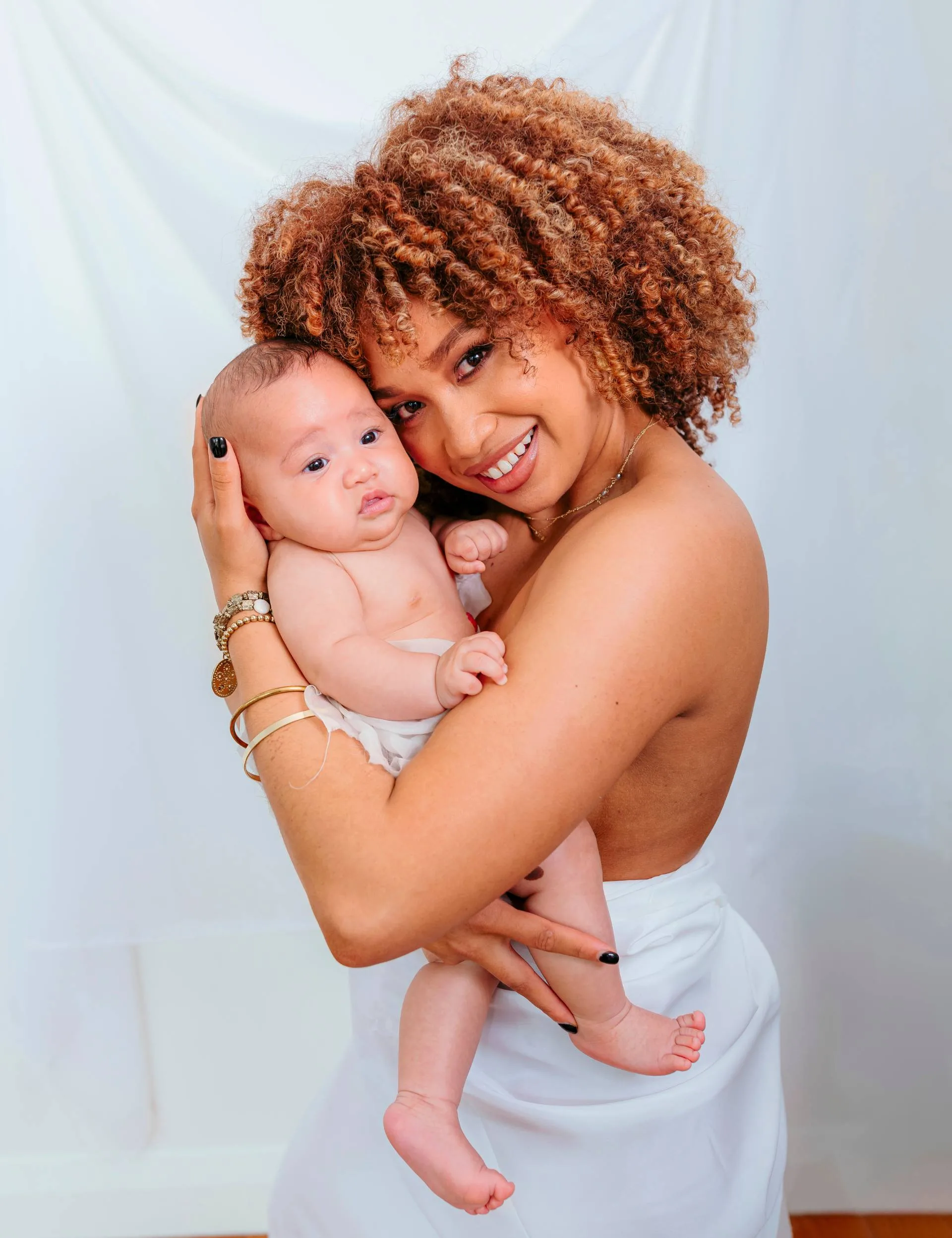 Tonica Alatini with her daughter Ala