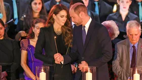 William and Kate at a Holocaust ceremony