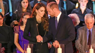 William and Kate at a Holocaust ceremony