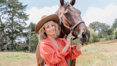 Natalie Medlock with her horse Mouse