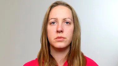 A mugshot of Lucy Letby