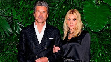 Patrick Dempsey with wife Jillian at an event