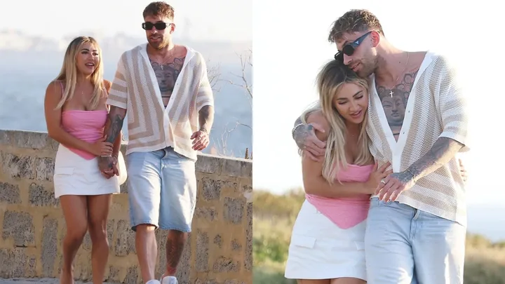 MAFS stars Awhina and Billy spotted together at a Perth beach
