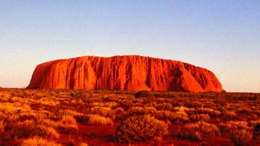 Uluru in the sunlight