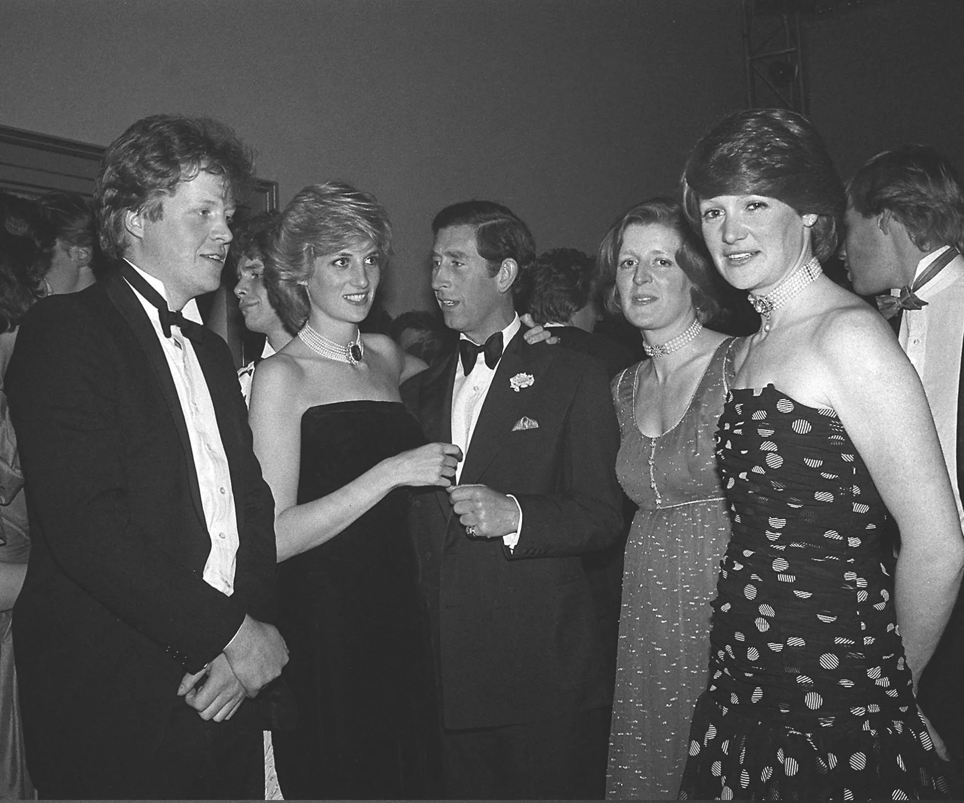 Charles and Diana at an event in the House of Spencer