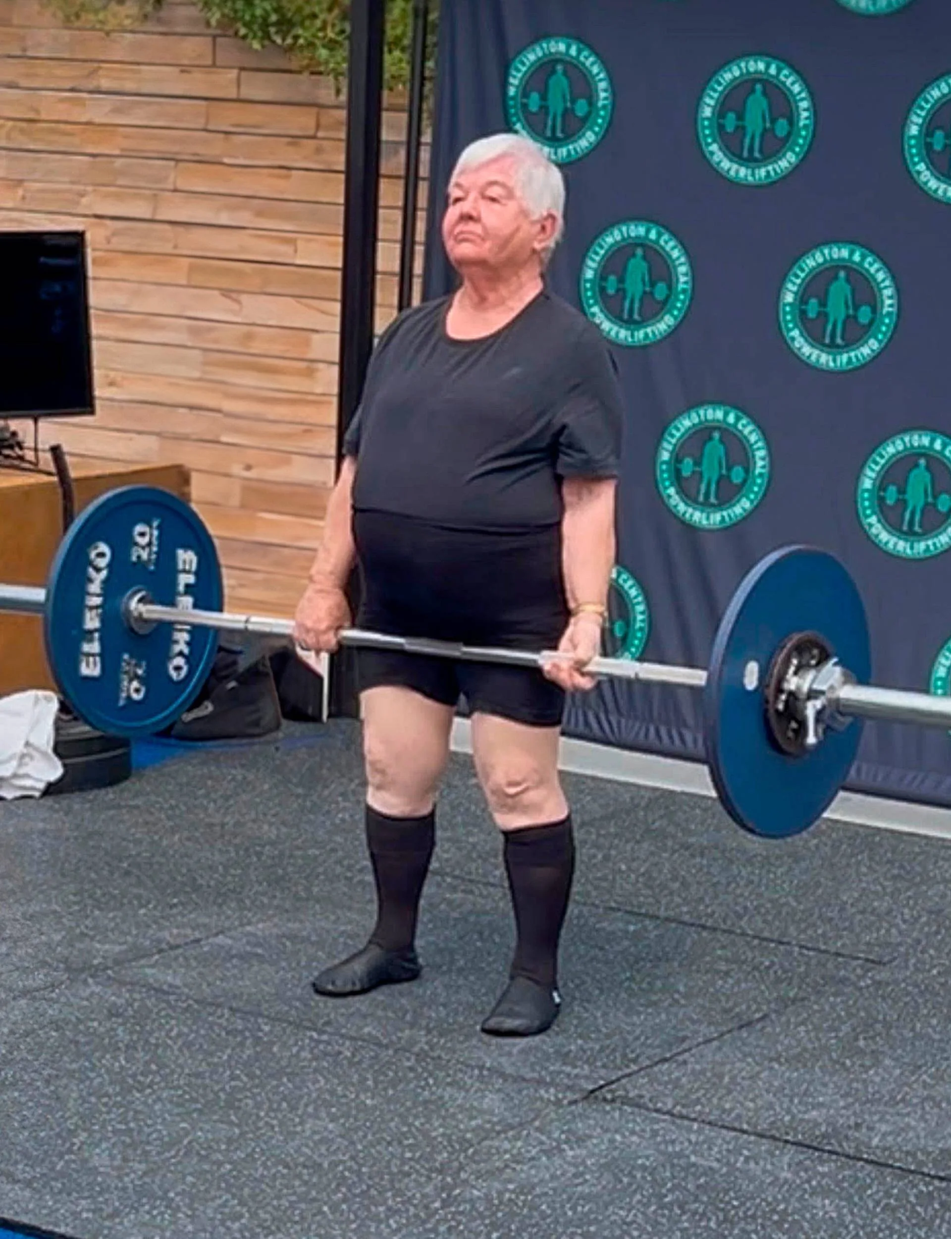 Avila Allsop competing