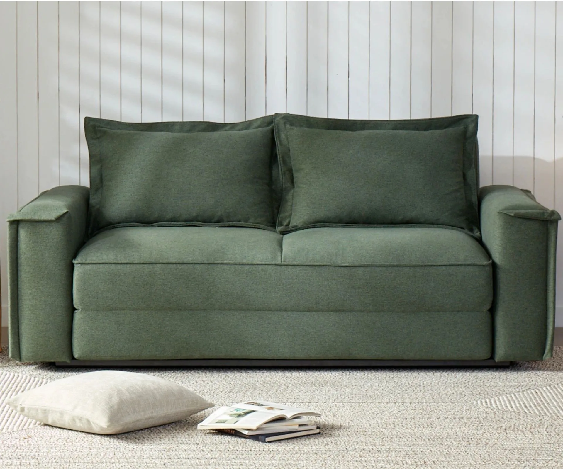 green Ecosa sofa bed on sale