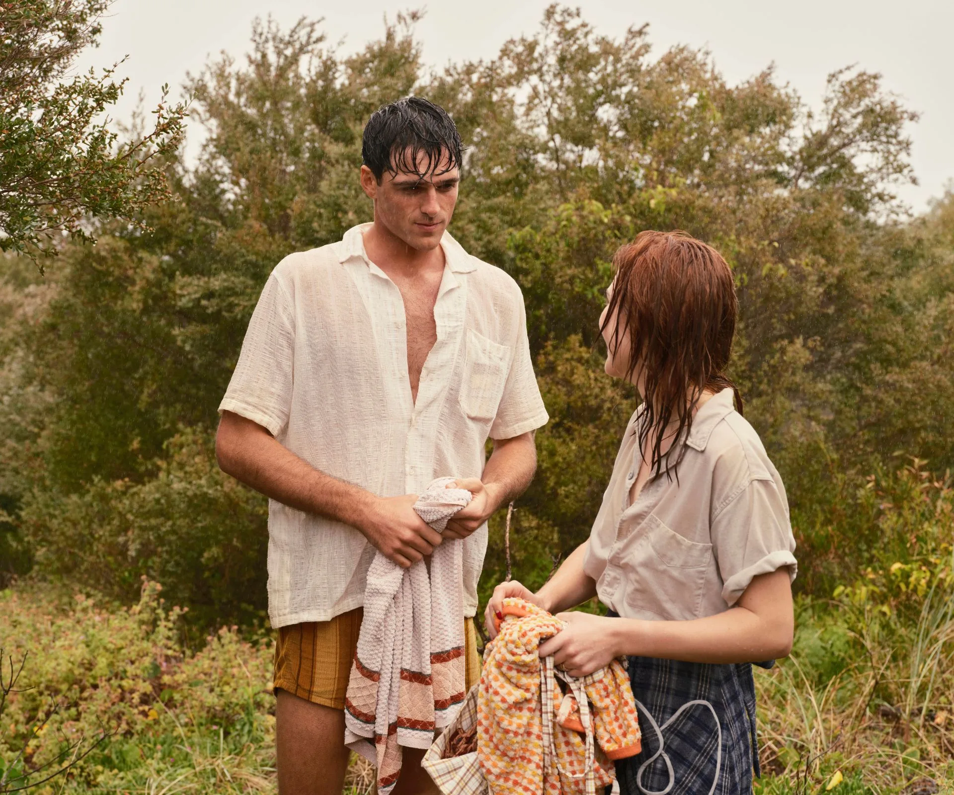 Jacob Elordi and Odessa Young in The Narrow Road to the Deep North