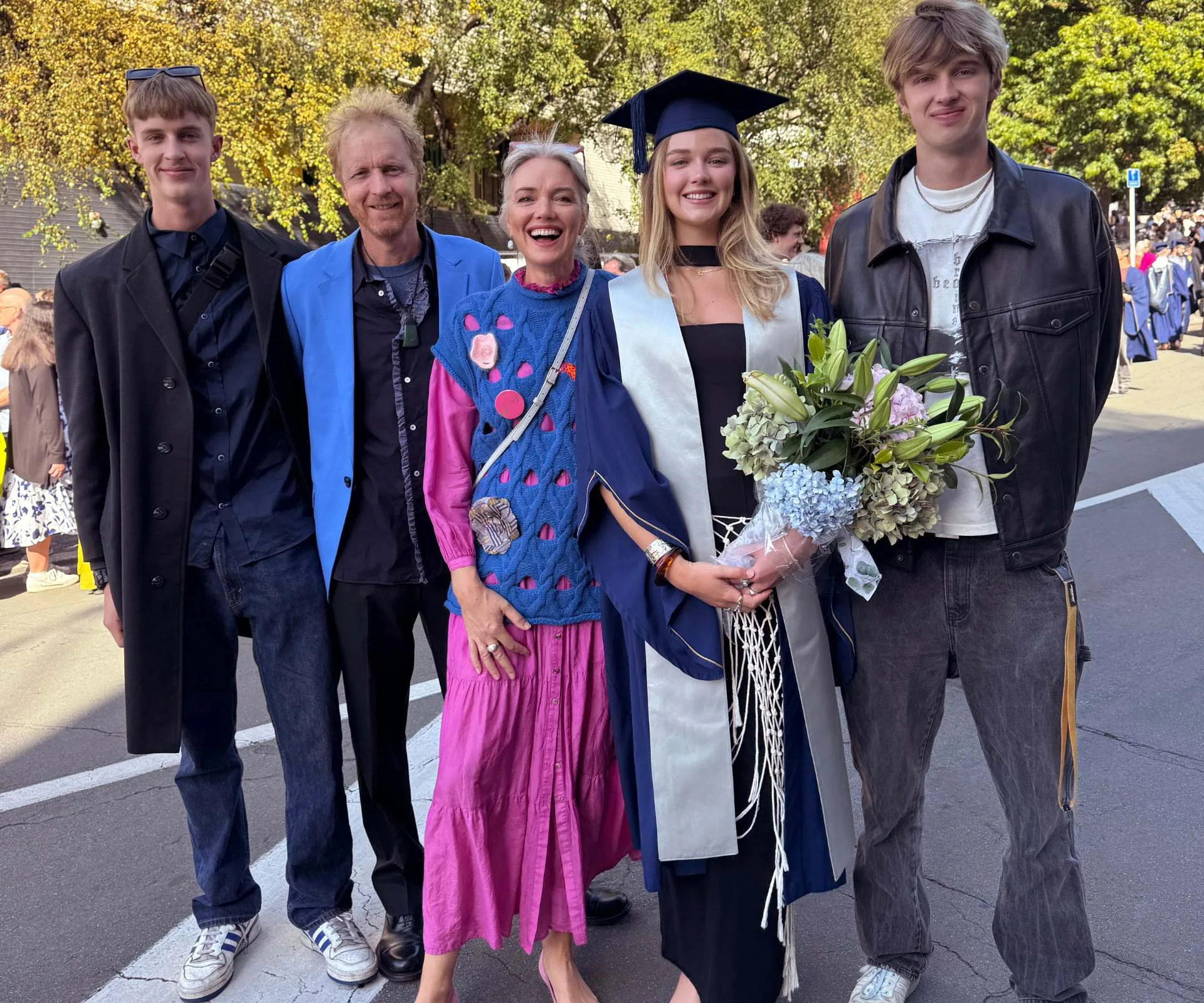 Petra with her family