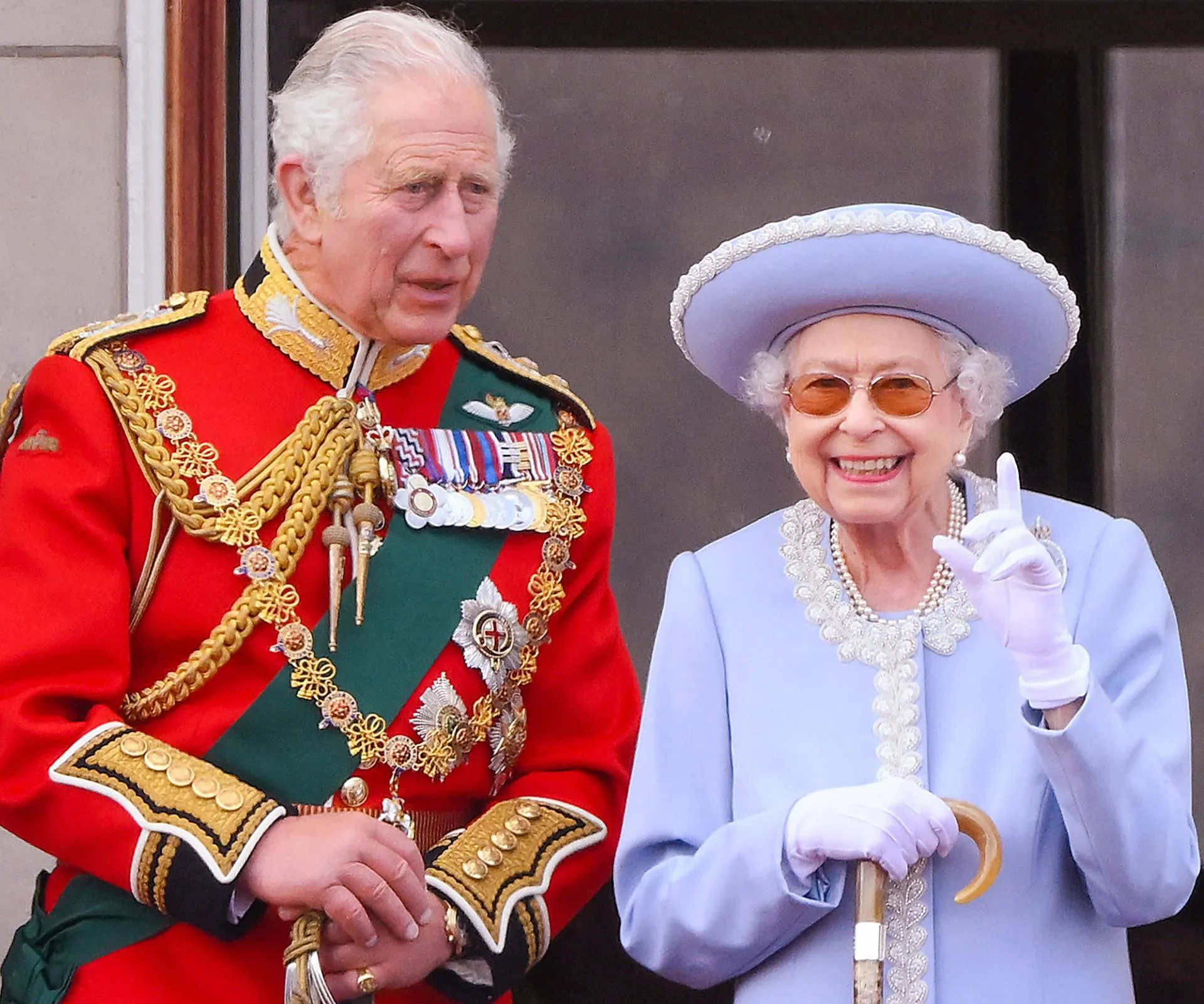 Charles with his late mother, Queen Elizabeth II