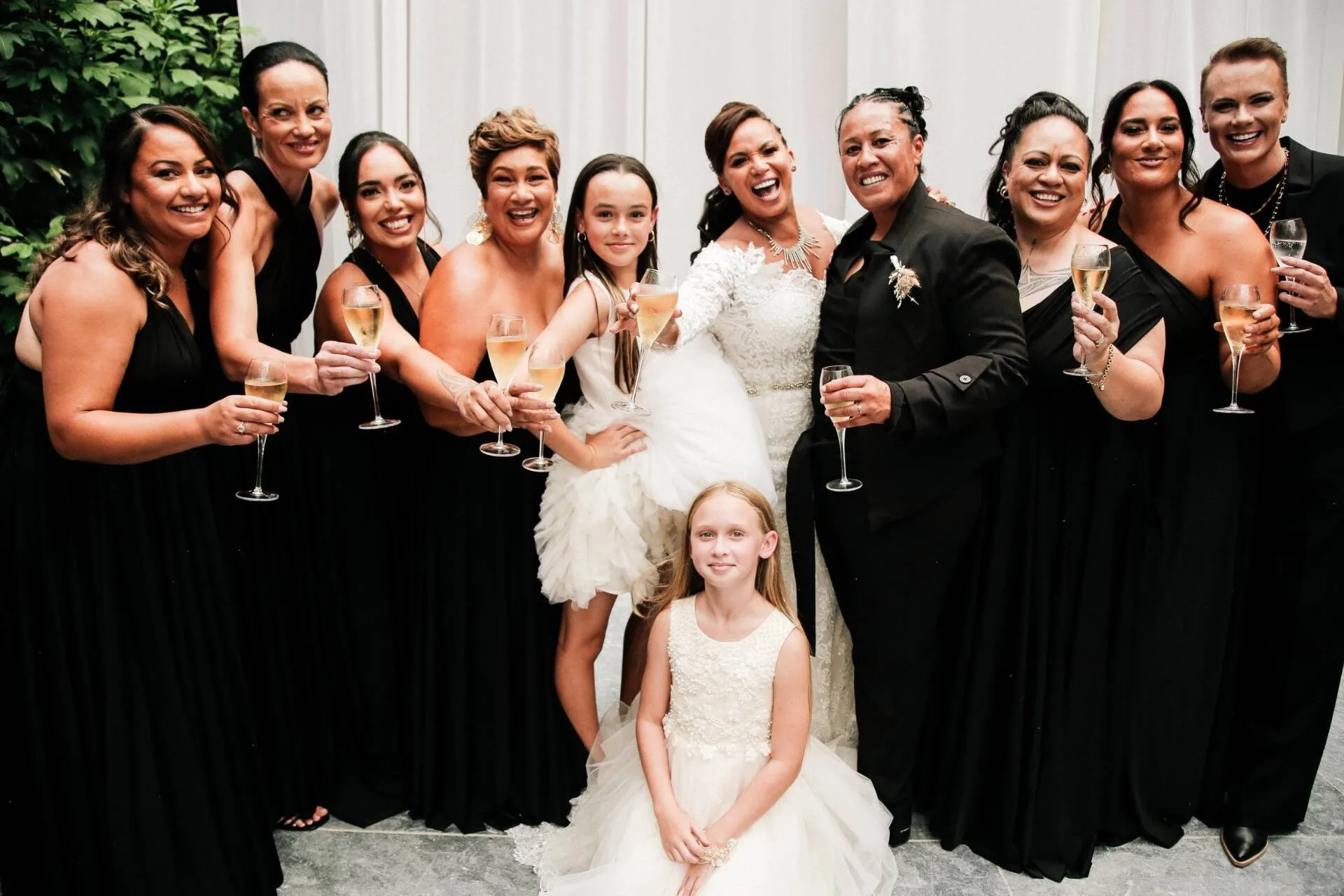 With Megan's bridesbabes