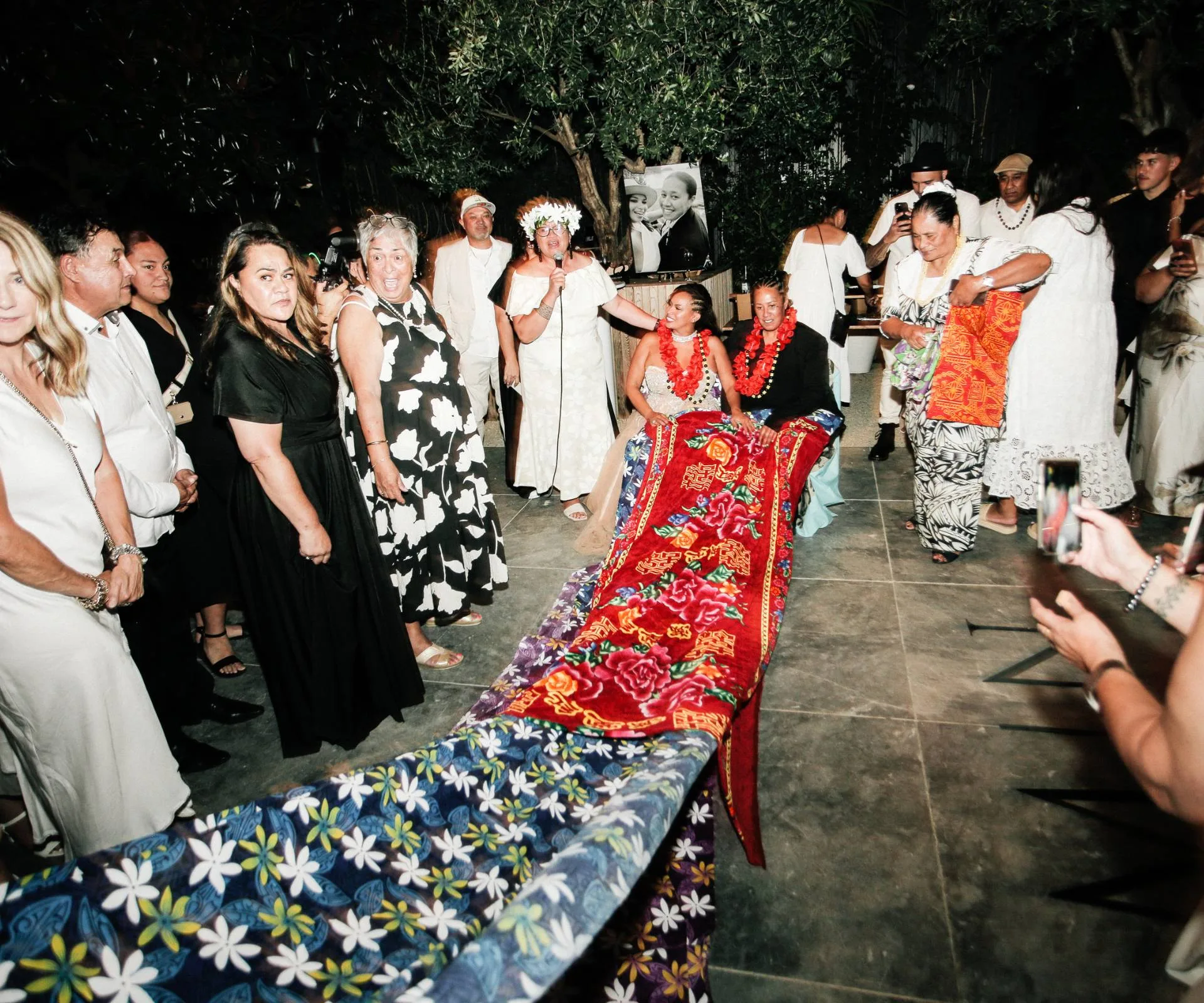 Celebration cultural traditions at the wedding reception