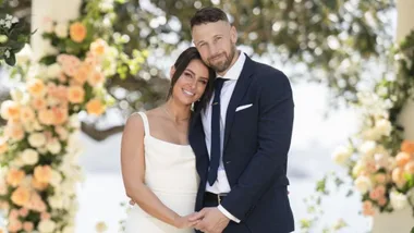 Rhi and Jeff at their MAFS final vows