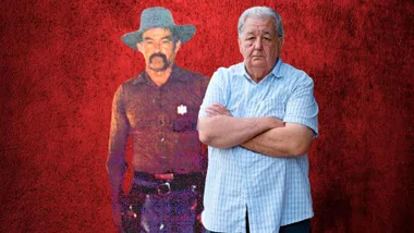 Detective Neville Scullion edited in with serial killer Ivan Milat