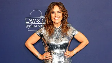 Mariska Hargitay at an SVU event