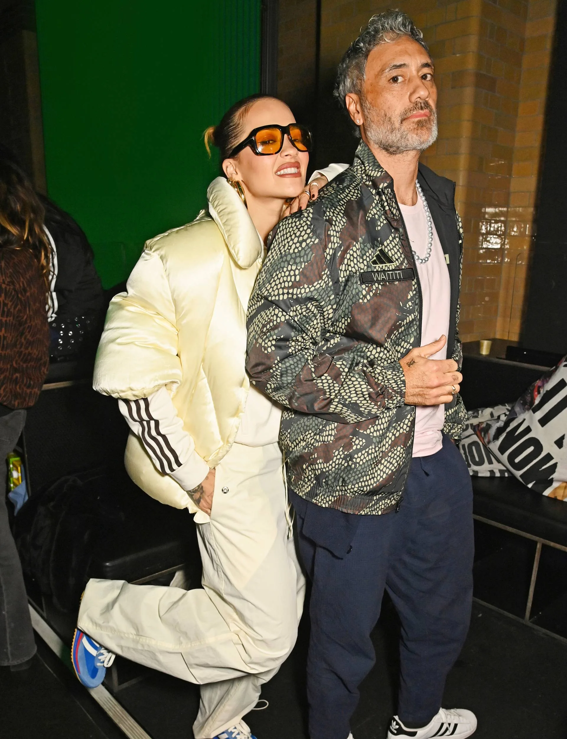 Taika and Rita backstage