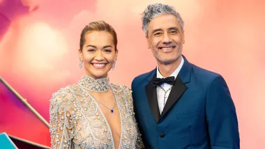Taika Waititi and Rita Ora at the Thor premiere