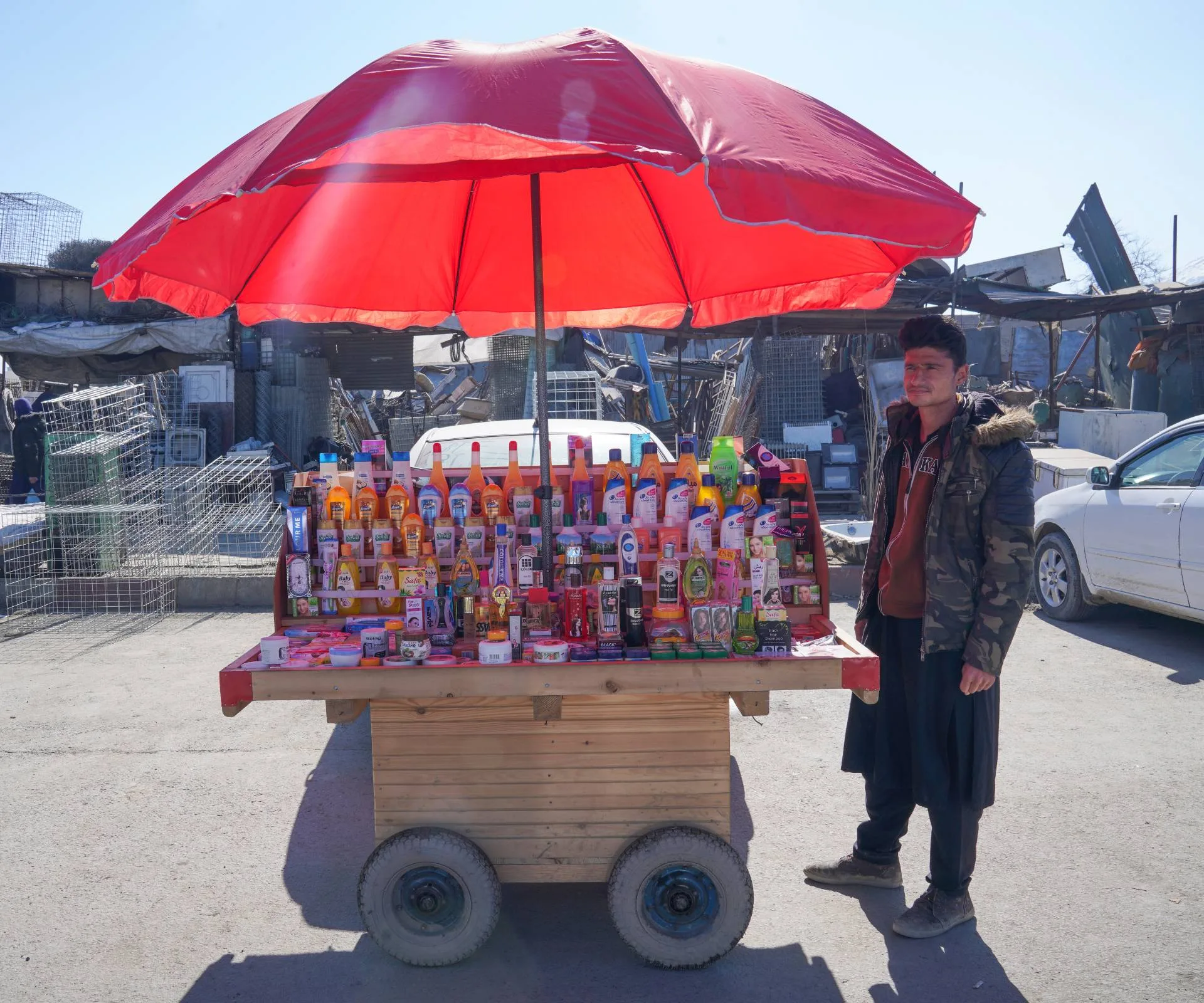 Street seller Naeem, who met Bariz Shah and Saba Afrasyabi