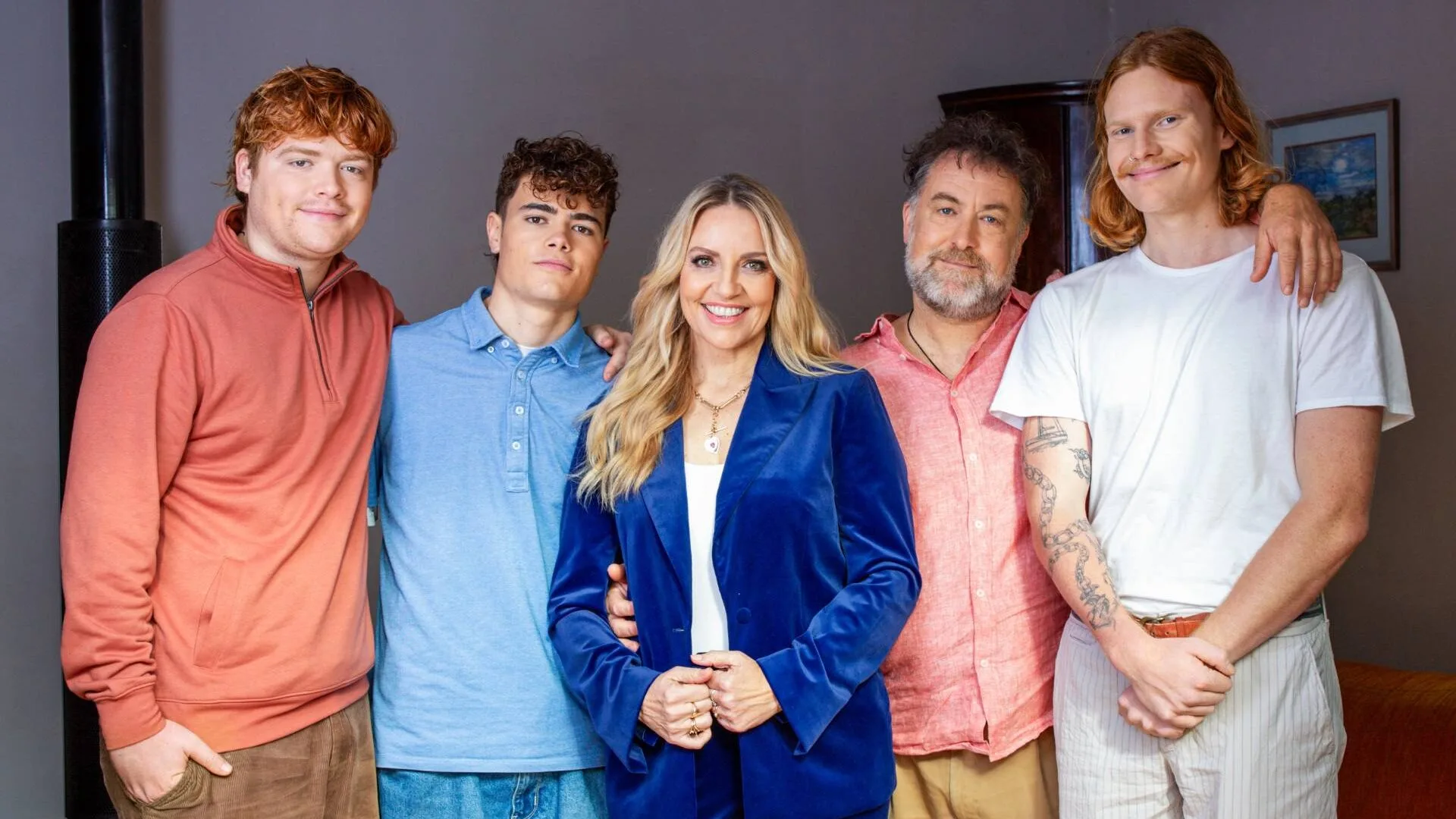 Mel Homer with her family