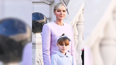 Princess Charlene with her daughter Gabriella