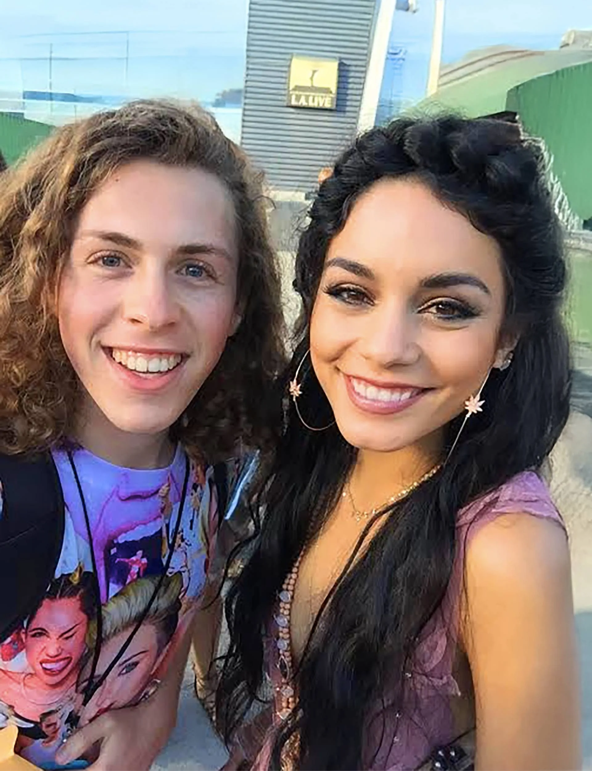 Liam McEwan with Vanessa Hudgens
