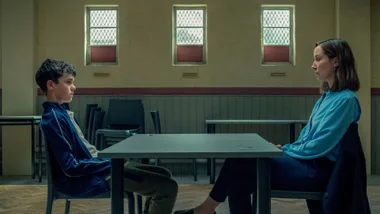 Owen Cooper and Erin Doherty in Adolescence.