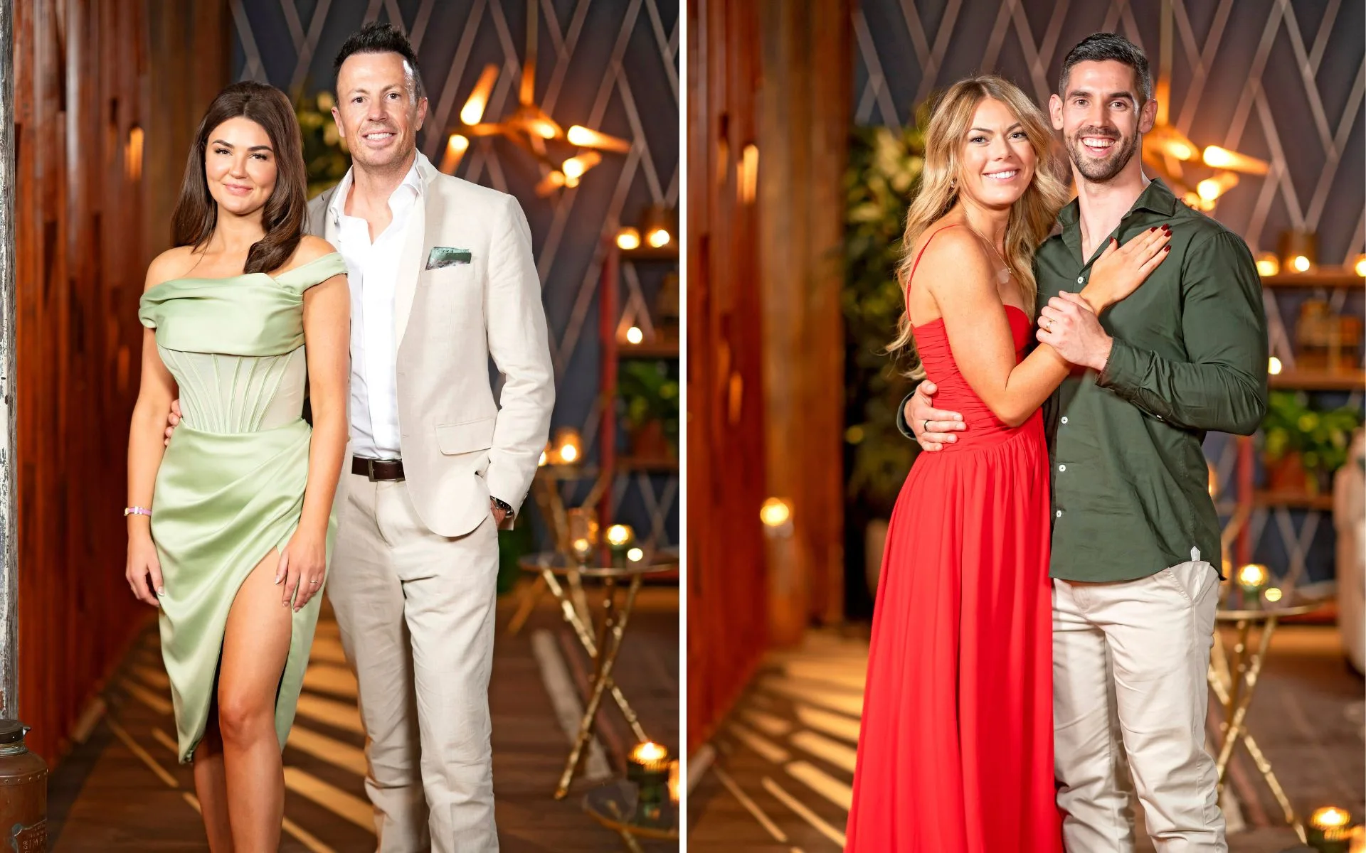 Jacqui and Clint with their respective MAFS partners