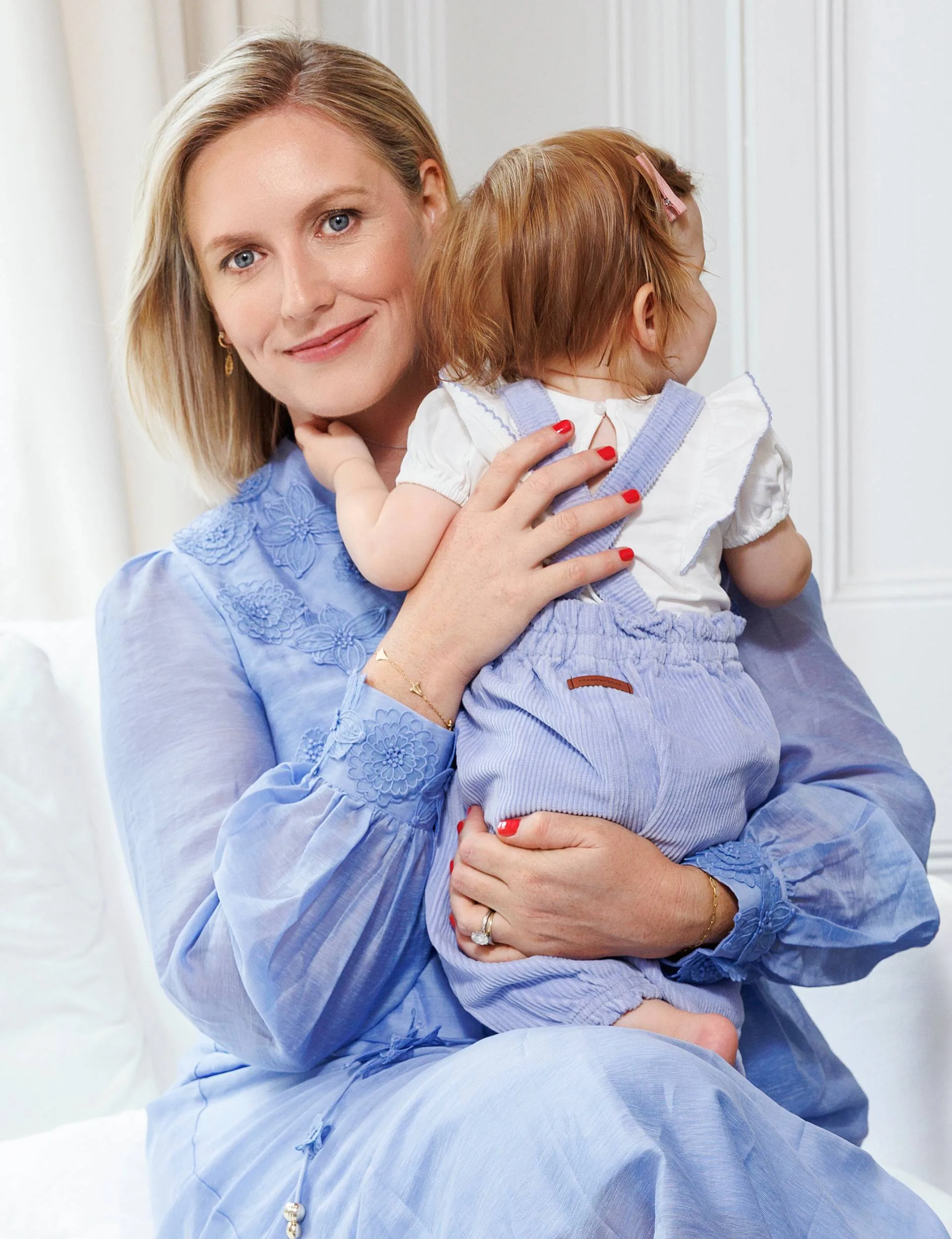 Anna Burns-Francis holding baby Sophie