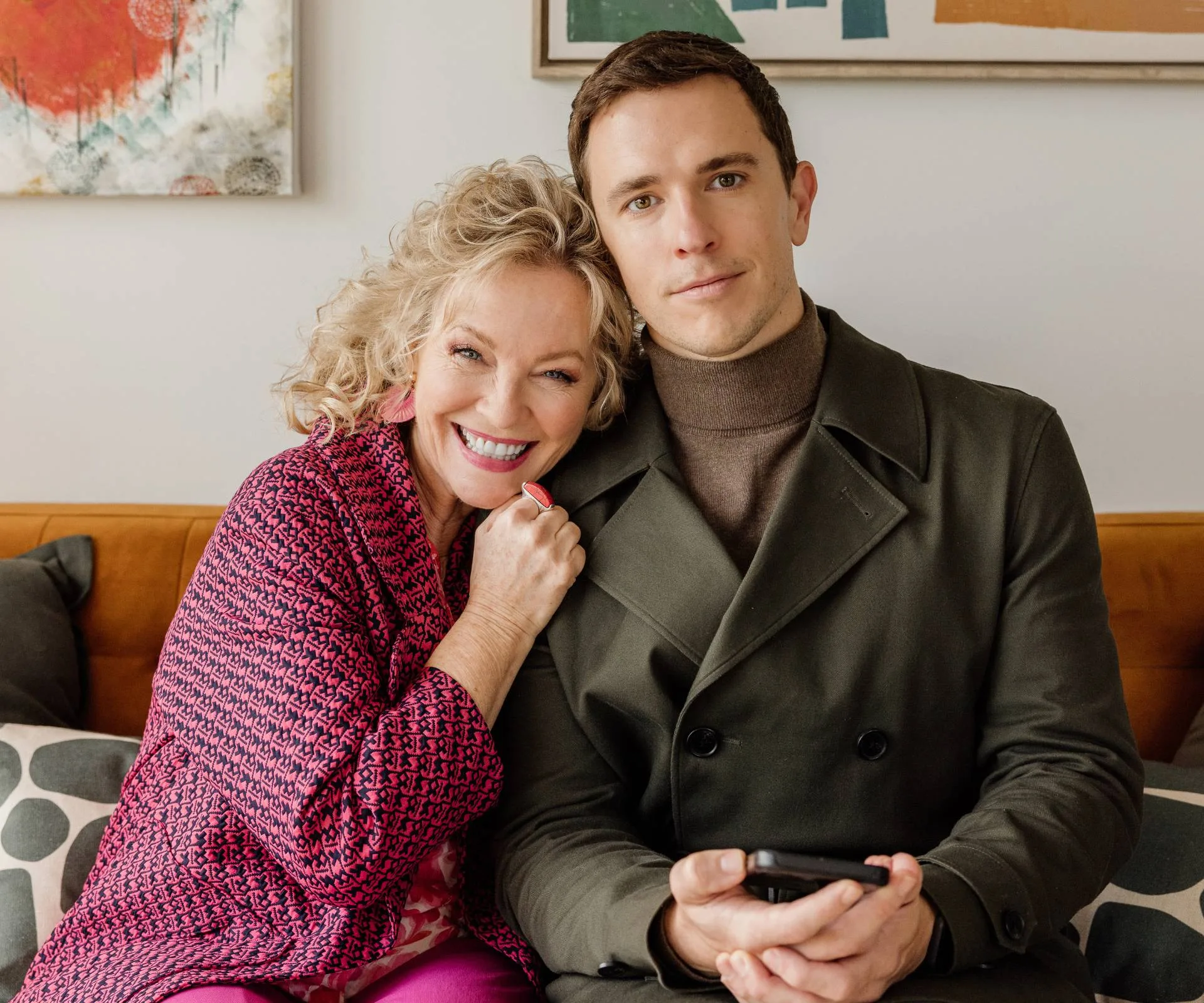 Harry McNaughton with Rebecca Gibney in Happiness