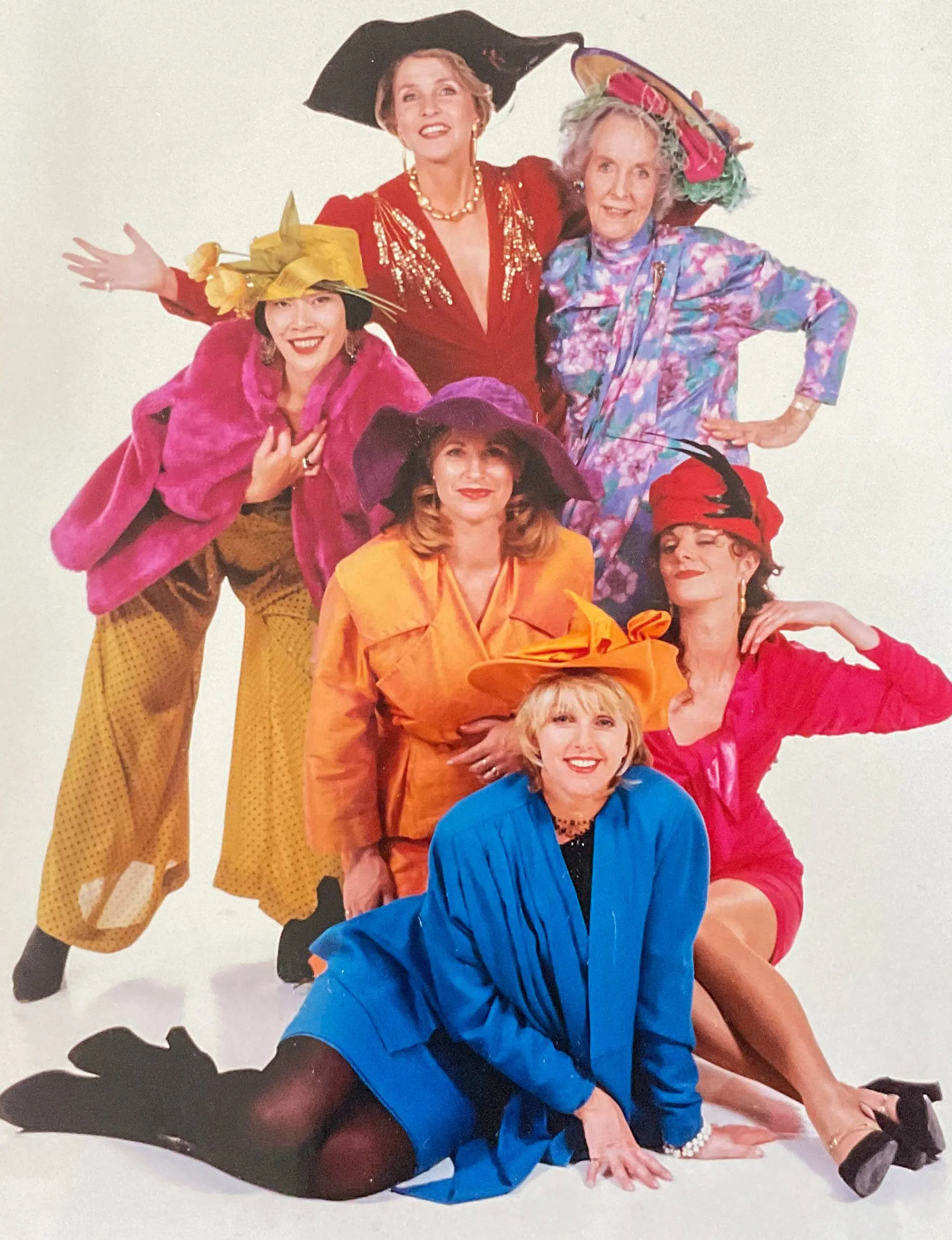 Ilona Rodgers with her Gloss castmates