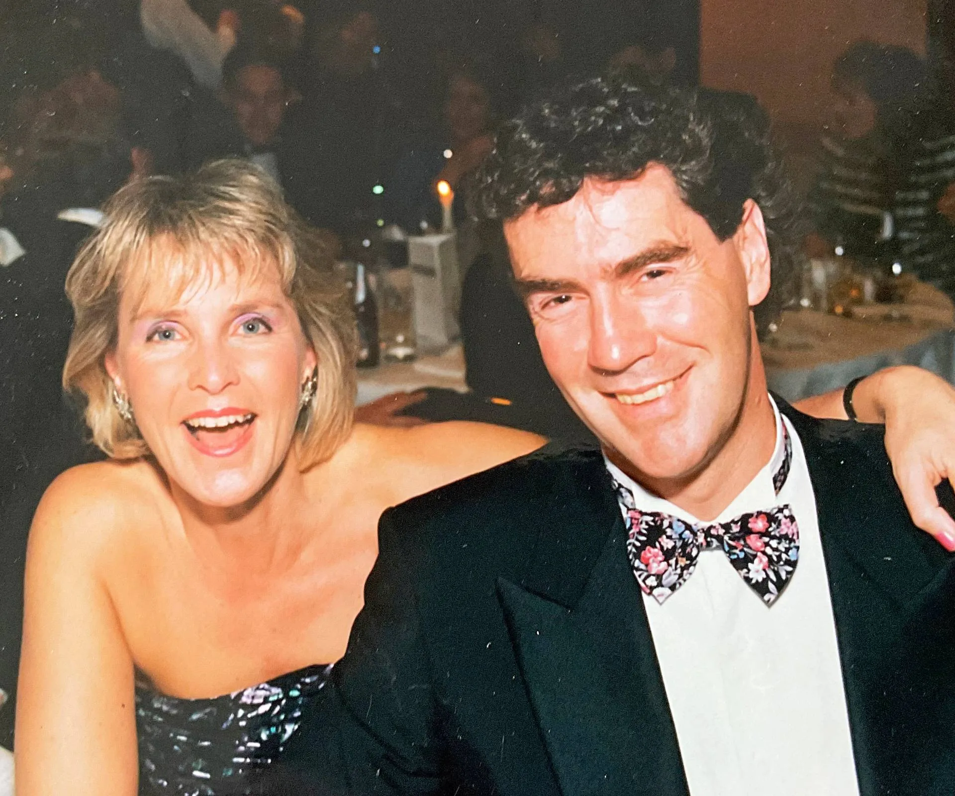 Ilona Rodgers with her husband David