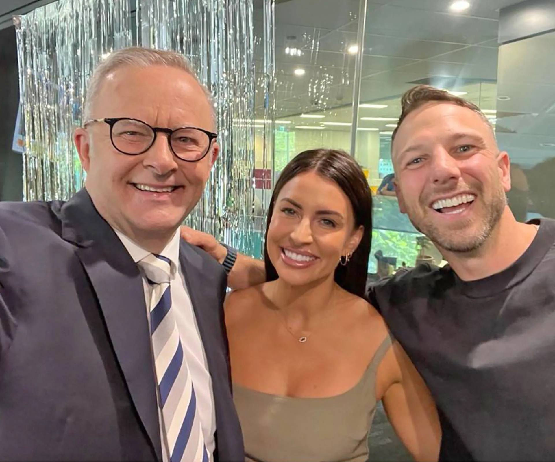 Jeff and Rhi with Aussie PM Anthony