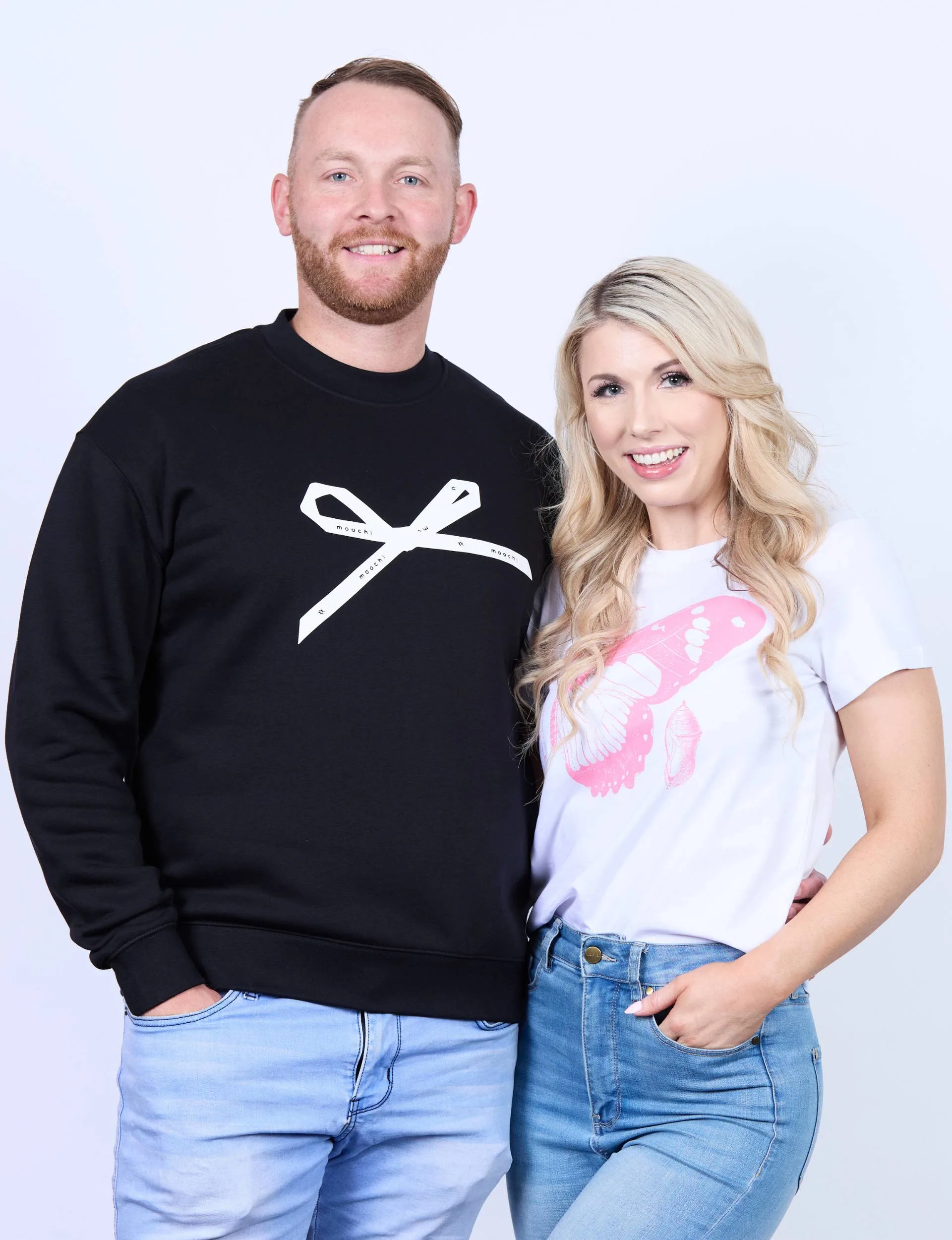 Loryn and Blair in their Tees for a Cure merch