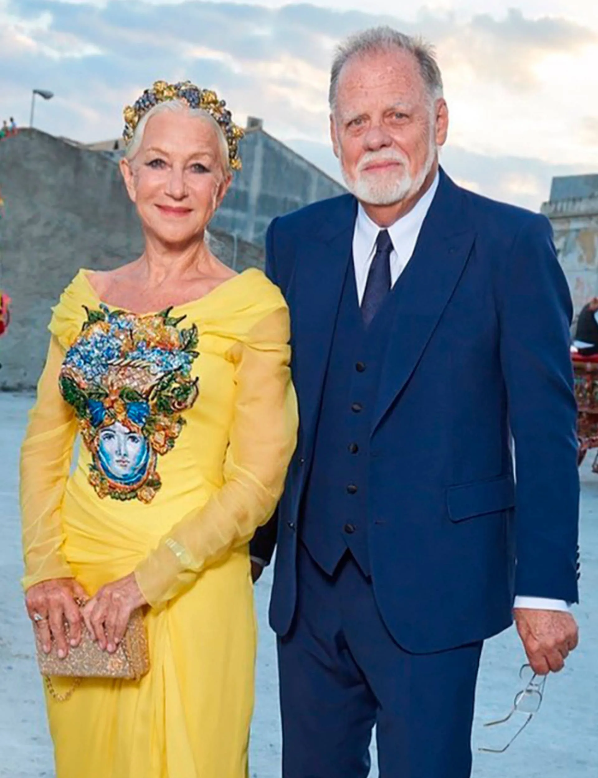 Helen Mirren with her love, Taylor
