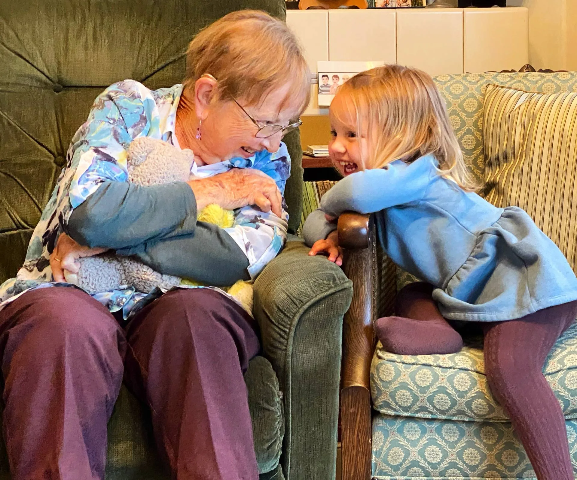 Jenny Roxborogh with granddaughter Riley in Dunedin.