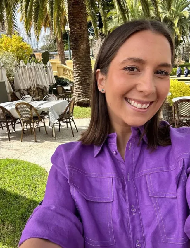 a selfie of Laura Sharrad