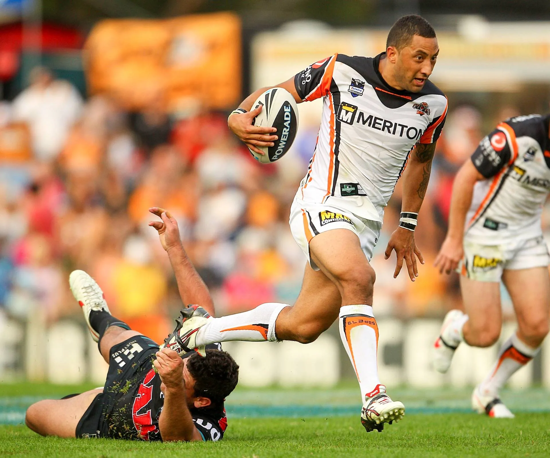 Benji Marshall in action for the Tigers