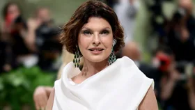 Linda Evangelista at the Met Gala