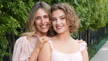 Madeleine McCarthy with her mum, Lisa