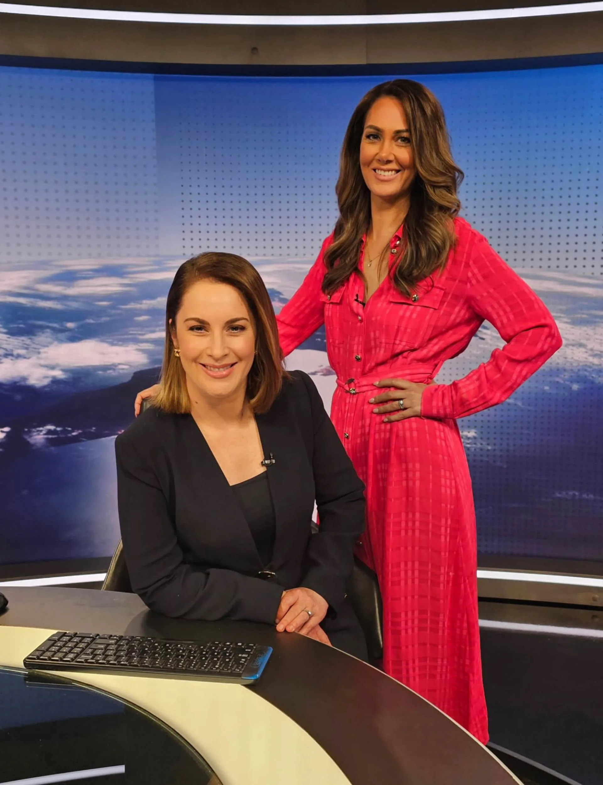 At the news desk with Melissa Stokes